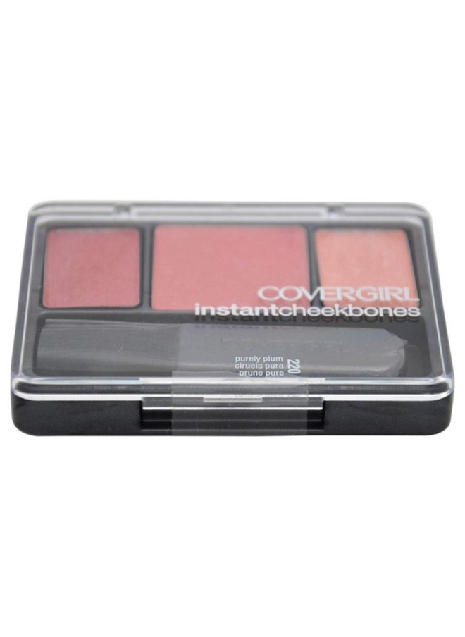 COVERGIRL Instant Cheekbones Contouring Blush Purely Plum 220, 0.29 Ounce Pan (packaging may vary)
