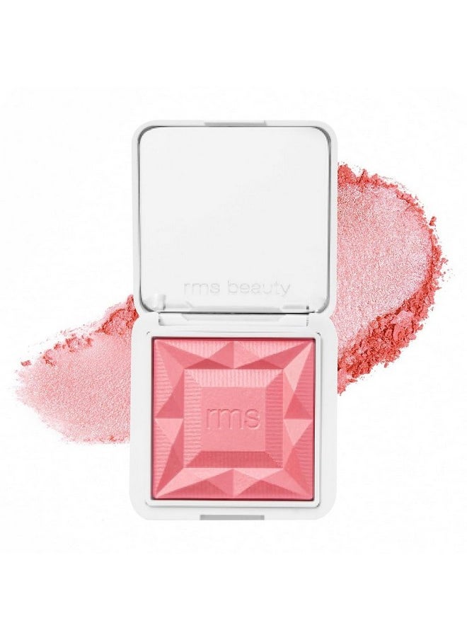 RMS Beauty ReDimension Hydra Powder Blush - Powder Gel Blush for Cheeks, Blush Cream, Cream Blush Makeup Shimmer Blush Powder Cheek Tint, Face Blushes