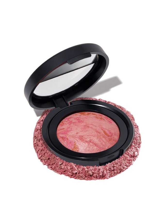 LAURA GELLER NEW YORK Baked Blush-n-Brighten Marbleized Blush for Cheeks - Pink Buttercream - Natural Finish - Buildable Color