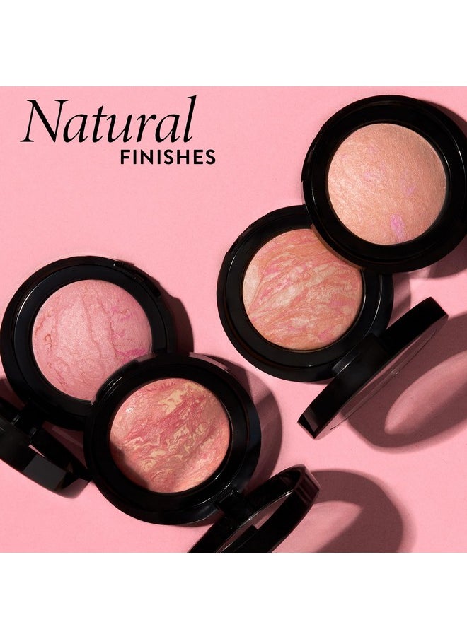 LAURA GELLER NEW YORK Baked Blush-n-Brighten Marbleized Blush for Cheeks - Pink Buttercream - Natural Finish - Buildable Color