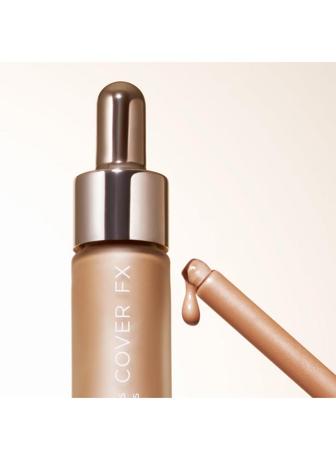 COVER FX Custom Bronzer Drops - Sunkissed: Neutral Bronze - 1 Fl Oz - Radiant Glow Liquid Bronzer - Customizable Color