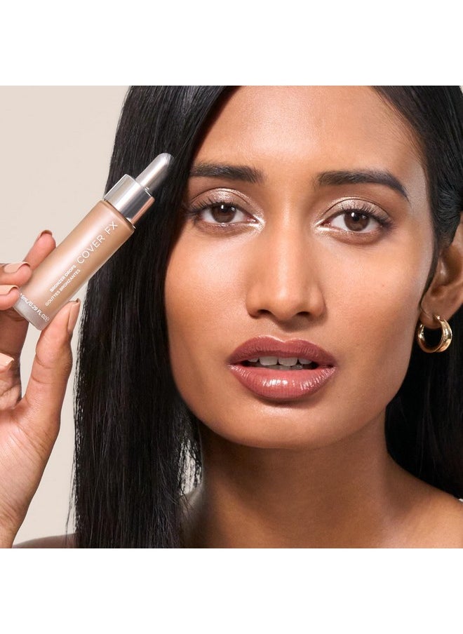 COVER FX Custom Bronzer Drops - Sunkissed: Neutral Bronze - 1 Fl Oz - Radiant Glow Liquid Bronzer - Customizable Color
