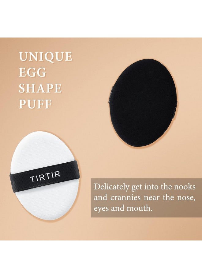 TIRTIR My Glow Cream Cushion | Natural Coverage, Hydrating, Dewy, Glow Finish, 24-Hours Long Lasting, Moisture barrier, Korean Cushion, Pack of 1 (0.63 oz.), #21N Ivory