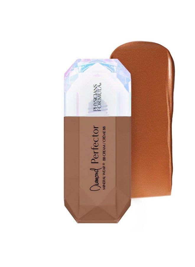 Physicians Formula Mineral Wear®Diamond Perfector BB Cream, 10 in 1 Skin Perfecting Beauty Balm, Lightweight & Luminous Finish - Deep to Rich
