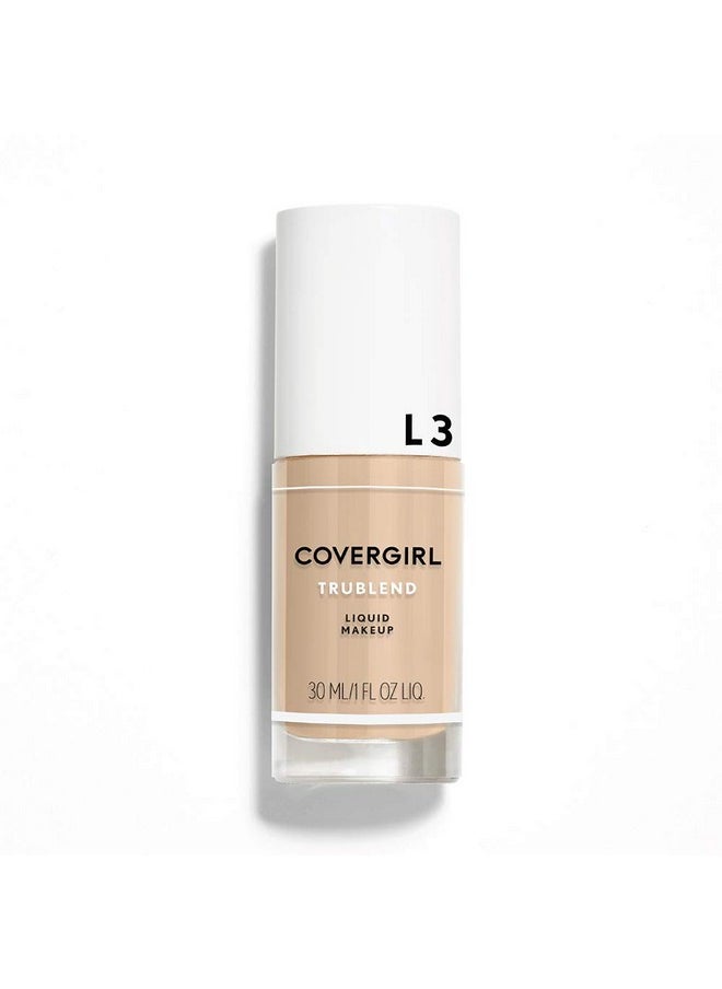 COVERGIRL Trublend Liquid Makeup Natural Ivory L3 1 Fl Oz, 1.000-Fluid Ounce