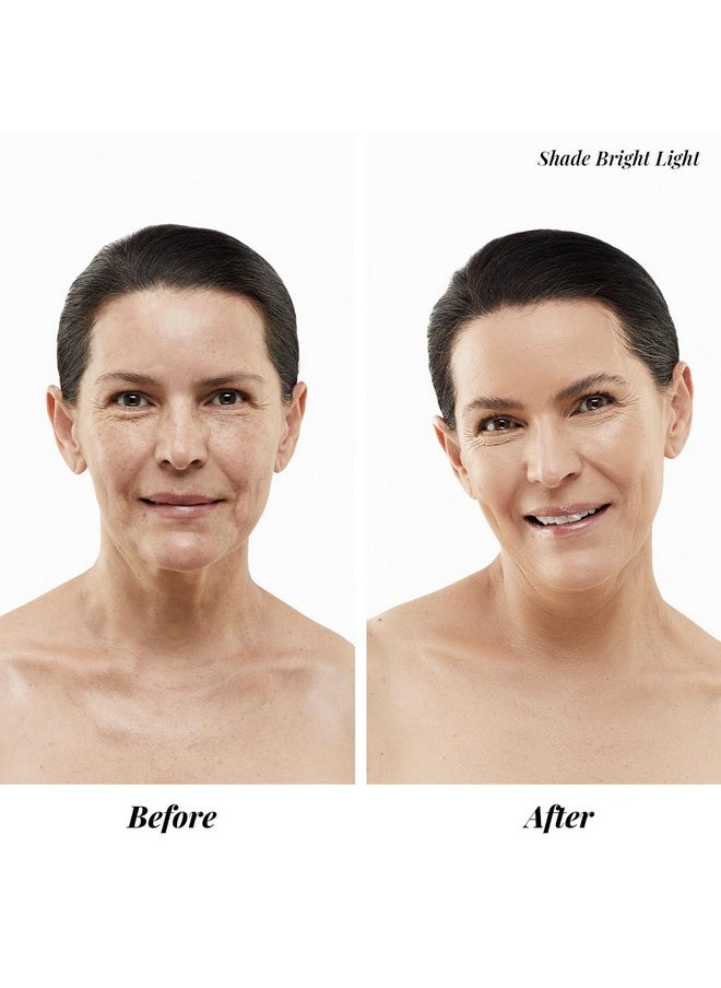 Jerome Alexander Airbrush Foundation Ultra Hydrating, Spray Foundation Makeup with 2x the Active Ingredients, Ultra-Light, Buildable, Full Coverage Formula (Light Medium)