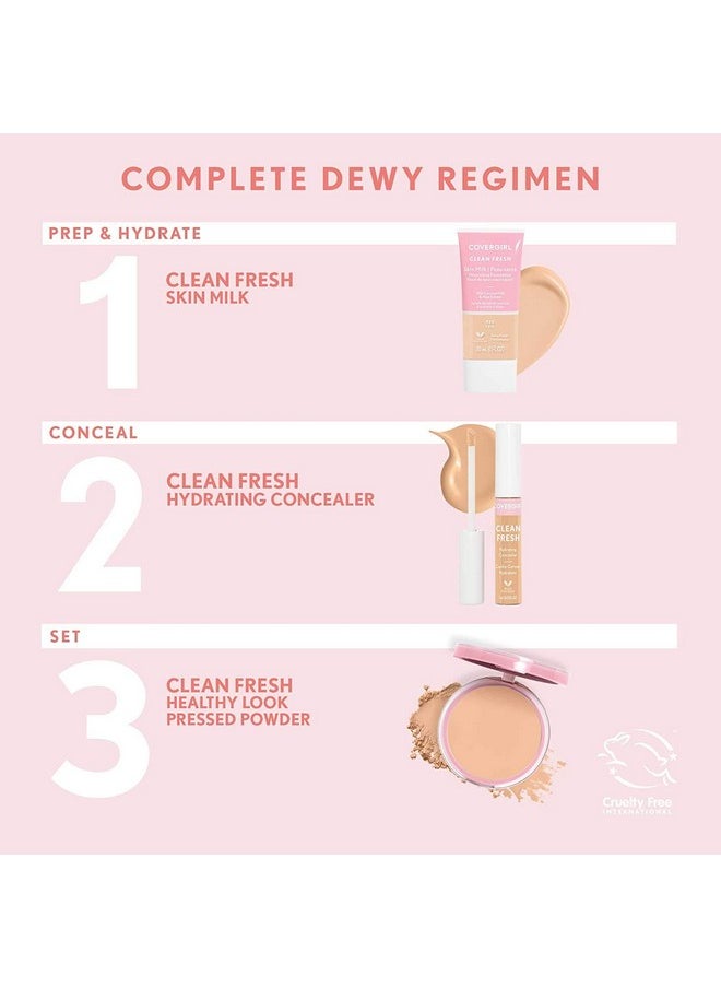 COVERGIRL Clean Fresh Pressed Powder Fair, 0.35 Oz