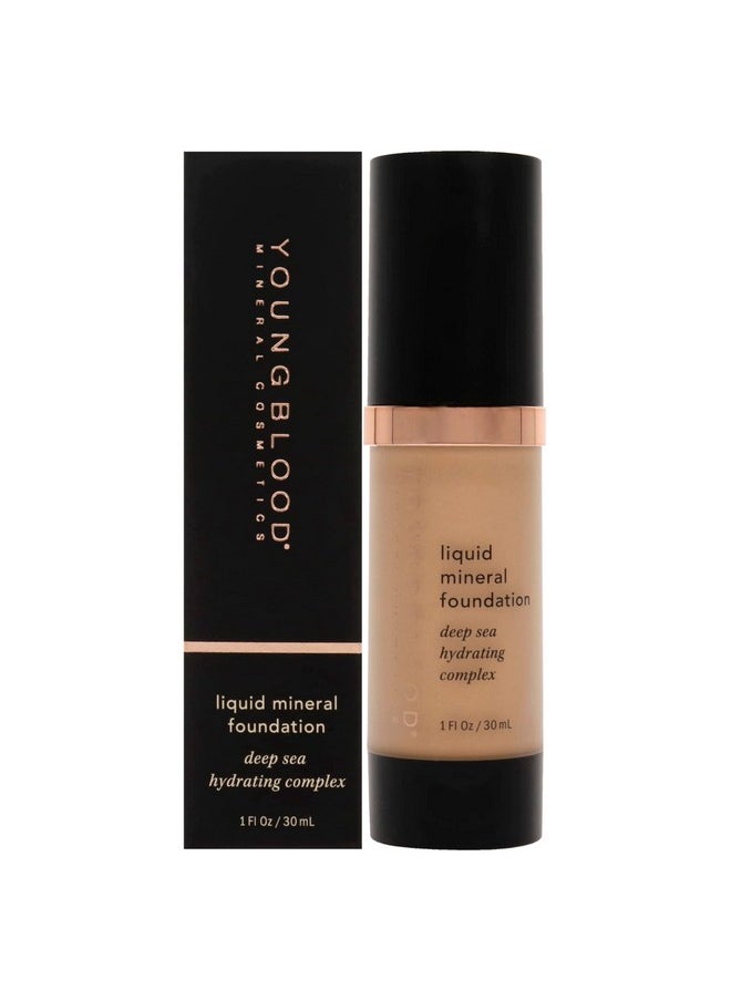 Youngblood Liquid Mineral Foundation, Sun Kissed | Lightweight, Dewy Full Coverage Makeup for Dry Skin | Poreless, Flawless Tinted Glow | Vegan, Cruelty Free, Gluten-Free