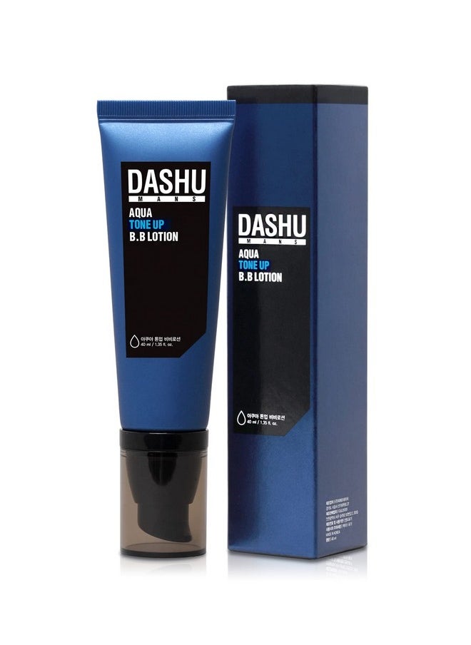 DASHU Aqua Tone Up B.B Lotion | Korean BB Cream for Men w/Seawater & Seaweed Extract | Hydrating BB Cream for Face | Men's Skin Care (1.35 fl oz)