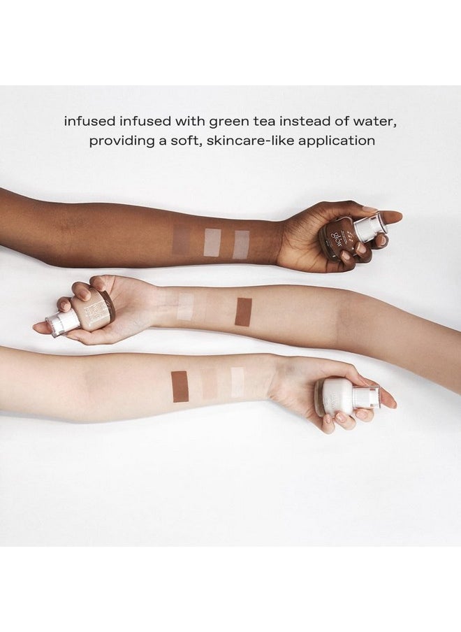 glow breathable blemish balm #white : lightweight & hydrating, skincare-like, medium-coverage bb cream infused with green tea water, 1 fl oz