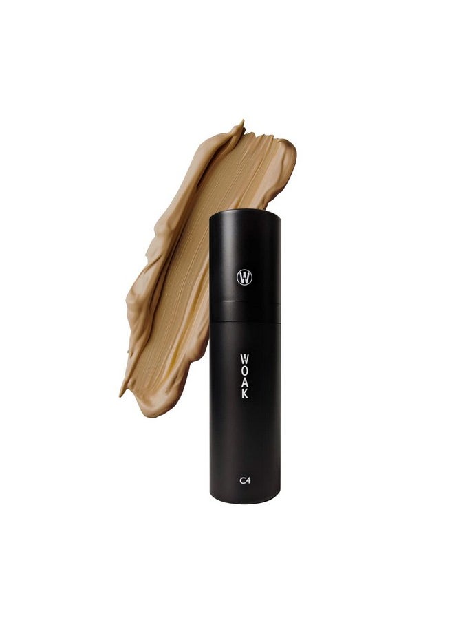 WOAK C4 - Men's Tinted Moisturizer BB CC Cream Foundation - Color Correcting Camo Complex - Hybrid Skin Care (Medium)