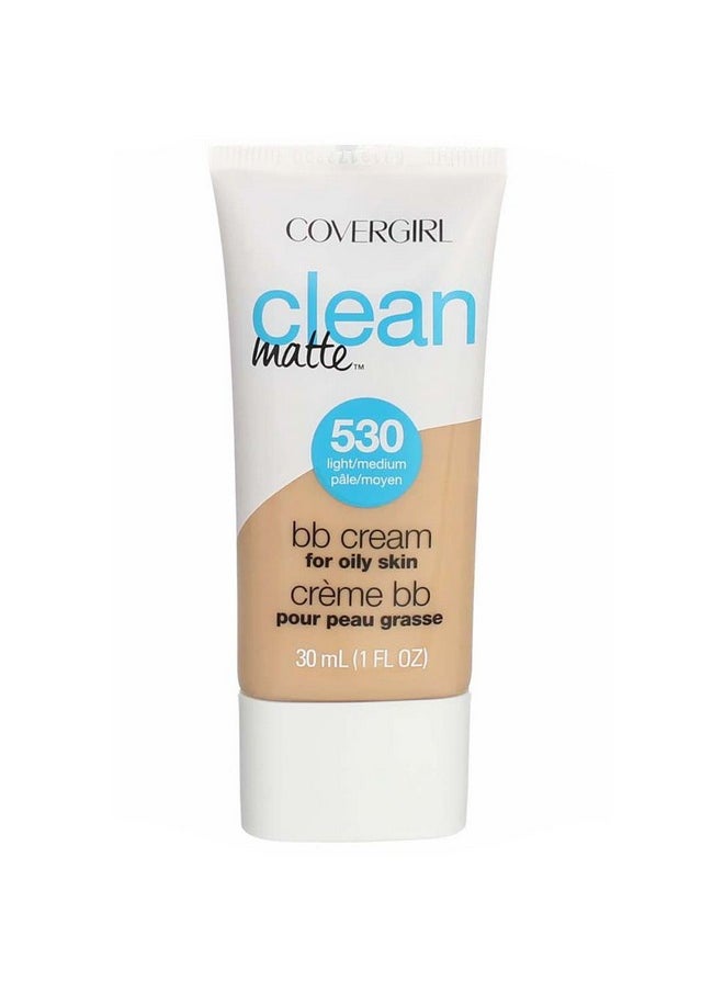 COVERGIRL - Clean Matte BB Cream, Oil-Free, Long-Lasting, Sensitive Skin, Lightweight, 100% Cruelty-Free