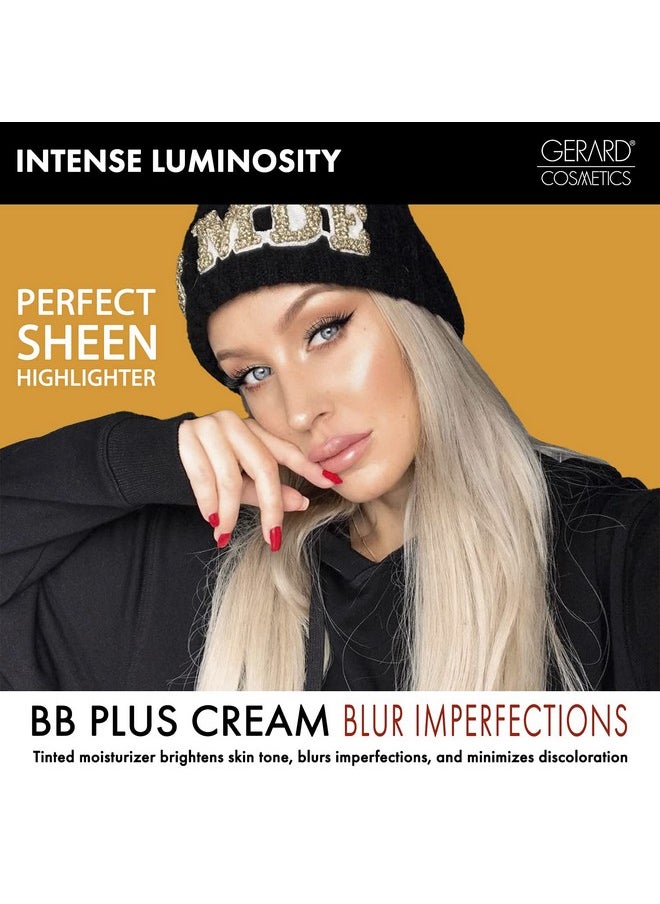 Gerard Cosmetics BB Plus Illumination Cream | Skin Perfecting Liquid Highlighter BB Cream for a Natural Radiant Glow | Multi Use Illuminizer Makeup, Sophia