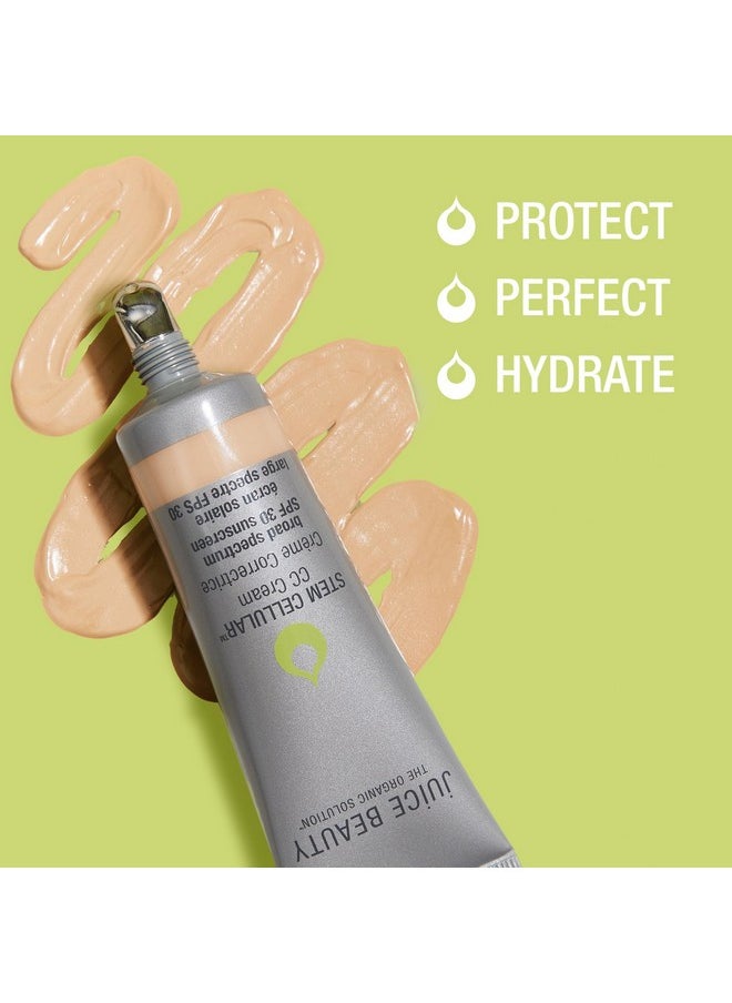 Juice Beauty Stem Cellular CC Cream SPF 30 - Beach Glow - 50 mL - Provides Light Glowing Coverage - Vegan, Cruelty Free