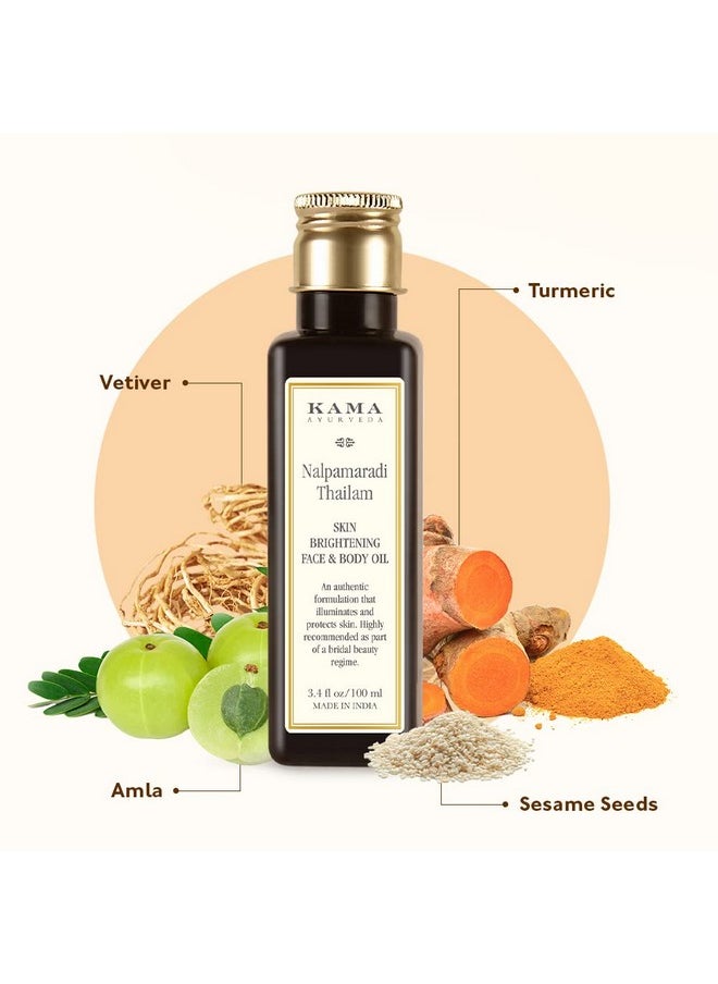 Kama Ayurveda Nalpamaradi Skin Brightening Treatment Oil, 100ml
