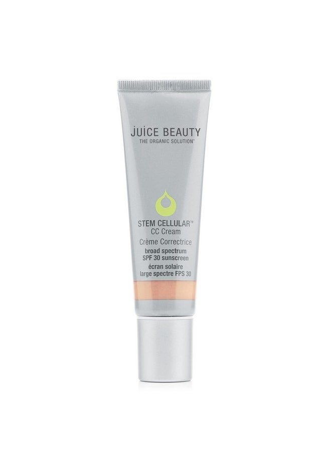Juice Beauty STEM CELLULAR CC Cream with SPF 30 -Warm Glow | Natural-Looking Coverage, Sun Protection, Age-Defying, Skin-Perfecting Formula with Zinc SPF 30 Sunscreen-1.7 fl oz