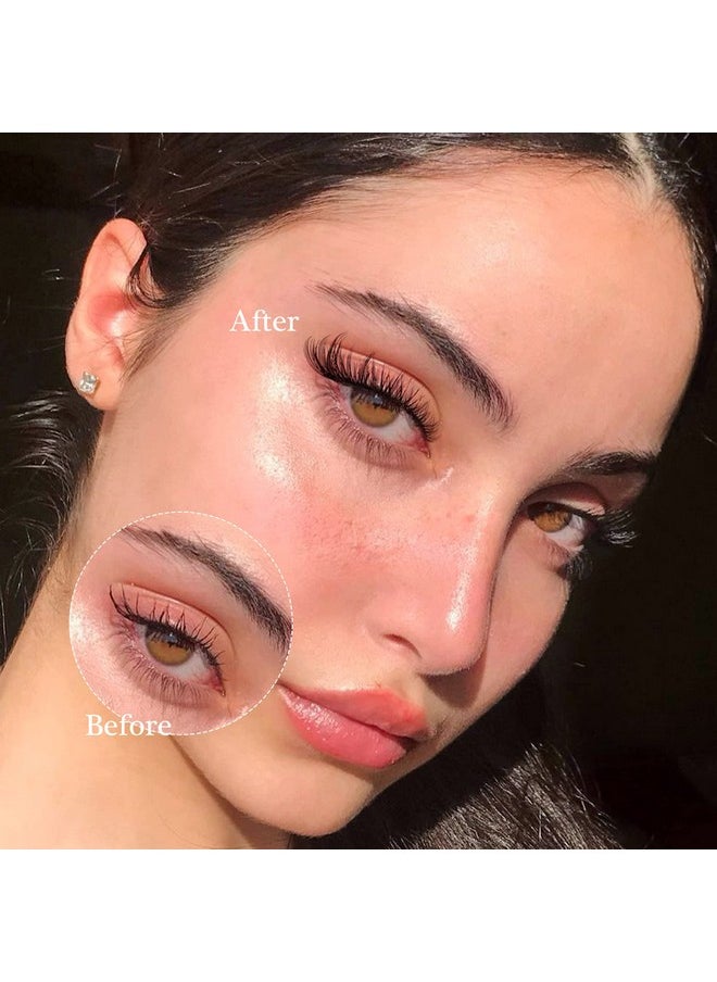 Lash Clusters Natural Wispy Cluster Lashes 8-16mm Wispy Individual Lashes Extensions Natural Look Lashes D Curl Fluffy Cluster Lashes DIY Eyelash Extension by Focipeysa