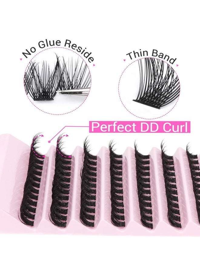 Lash Clusters Natural Wispy Cluster Lashes 8-16mm Wispy Individual Lashes Extensions Natural Look Lashes D Curl Fluffy Cluster Lashes DIY Eyelash Extension by Focipeysa