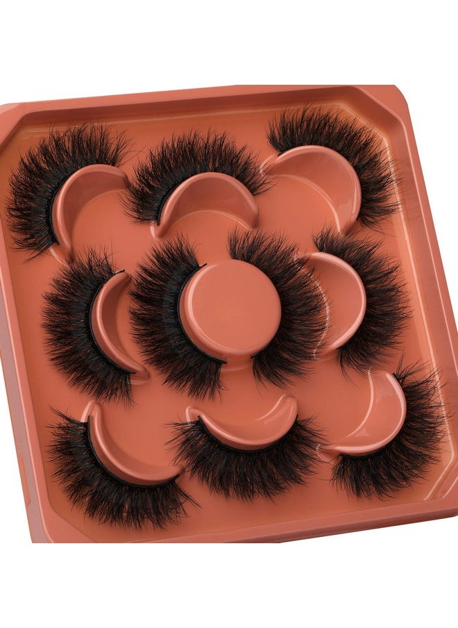 Fluffy Lashes Natural Wispy Eyelashes Full Volume Mink Lashes 14mm Short Faux Mink Lashes Multipack by Focipeysa