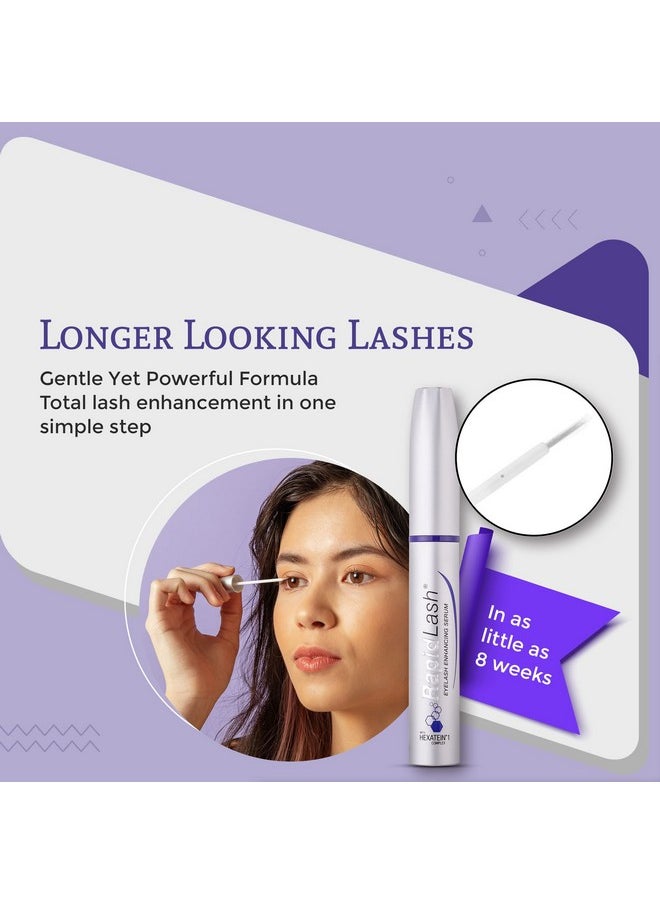 RapidLash Eyelash Enhancing Serum - Promotes Appearance of Longer, Fuller, And Thicker Eyelashes, For Eye Lash Enhancement, Paraben, And Cruelty Free