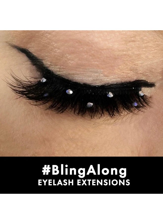 Gerard Cosmetics #BlingAlong #Lashes | Rhinestone Eyelashes for a Full and Flirty Look | Perfectly Curled False Lashes | Cruelty Free & Vegan (1 Pair)
