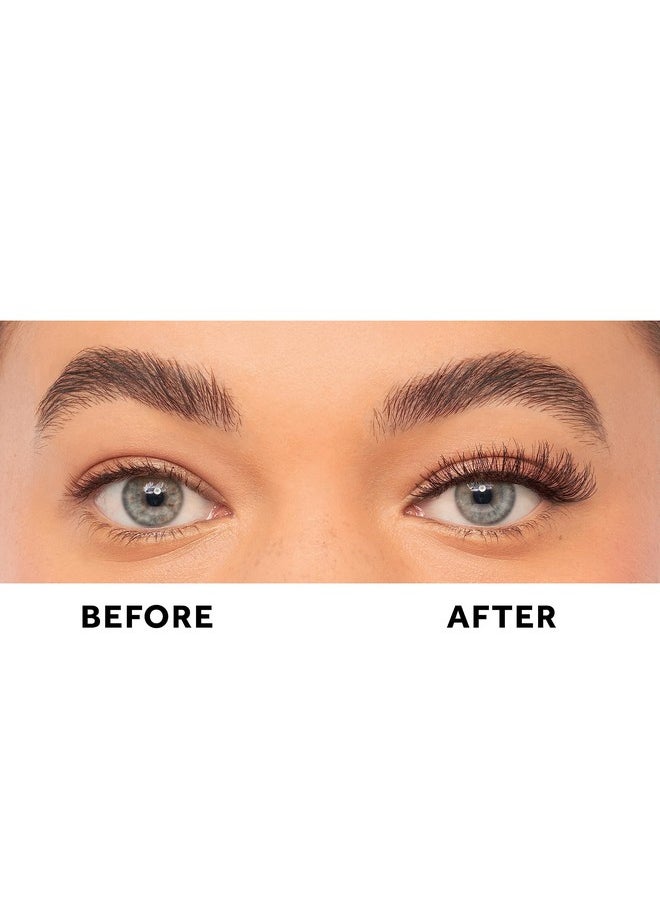 Eylure Press On Pre-Glued False Eyelashes, Wispy Light Texture Lash, No.117, 1 Pair