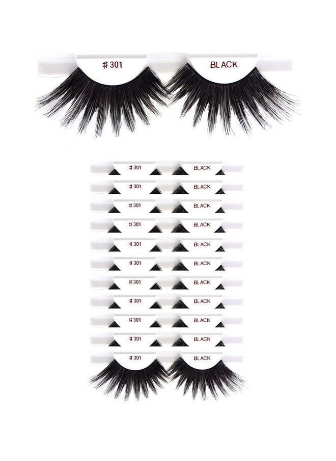 12 packs #301 Christina 100% Human Hair Fake Eyelashes