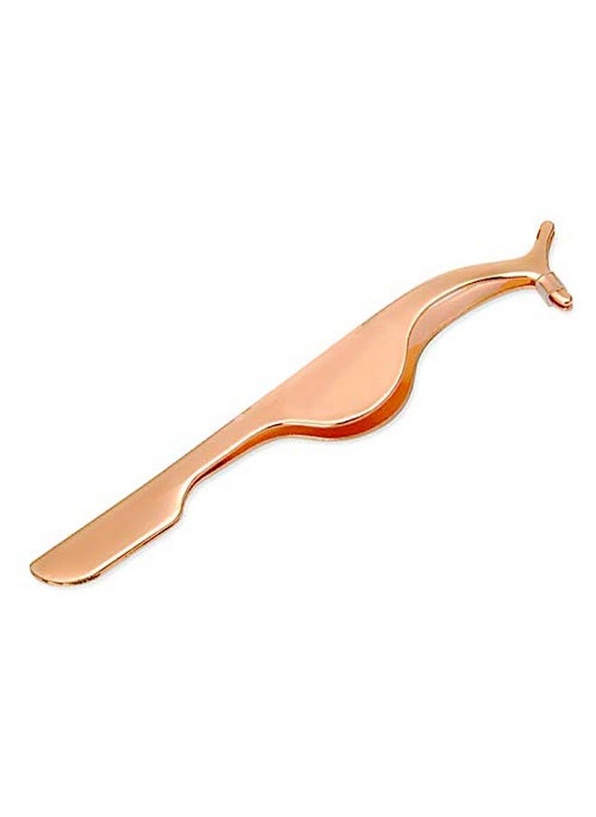 Dorisue False Eyelashes Applicator Tool Gold Eyelash Clip Tweezers Nipper Extension Tweezers Remover