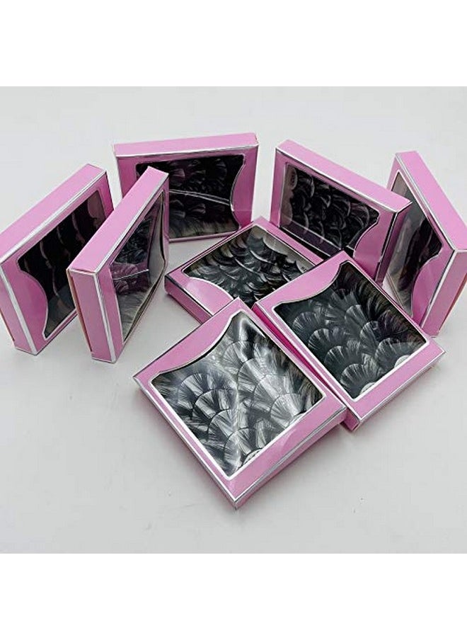 HBZGTLAD NEW 5Pair Fluffy Lashes 25mm 3d Mink Lashes Long Thick Natural False Eyelashes Lashes Vendors Makeup Mink Eyelashesa(5D83)