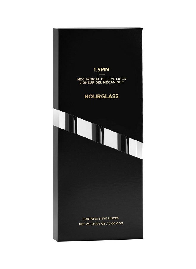 Hourglass 1.5mm Mechanical Gel Liner - 3-Pack-Obsidian