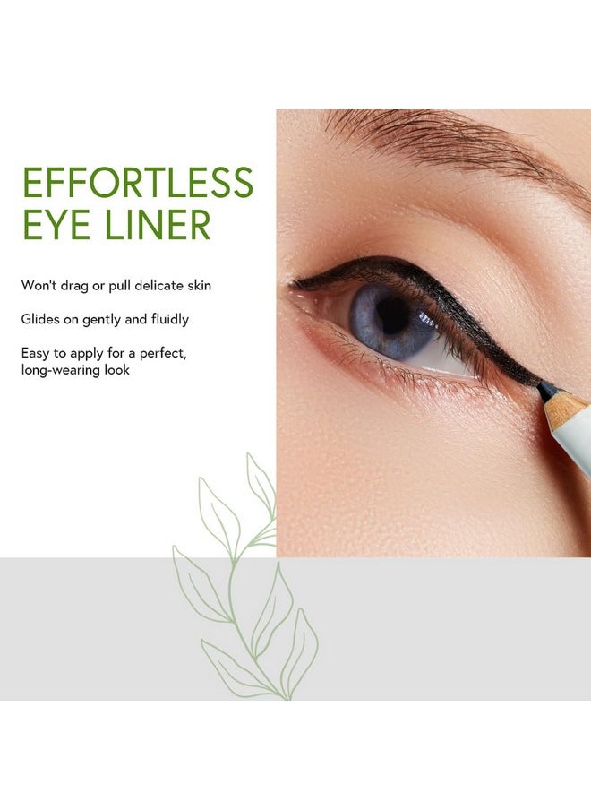 Honeybee Gardens Effortless Eyeliner Pencil in Belgian Chocolate, Rich Pigmentation, Smooth, Long-Wearing, Vegan, Gluten-Free