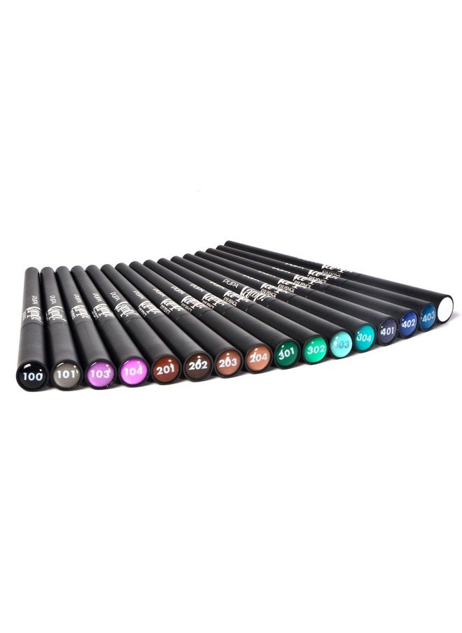 Pupa Milano Vamp! Waterproof Eye Pencil 202 Outstanding Brown - Rich, Cream Liner Pencil to Make Eyes Pop - Long Lasting, Smudge, Tear, Sweat, and Waterproof Formula - 0.12 oz
