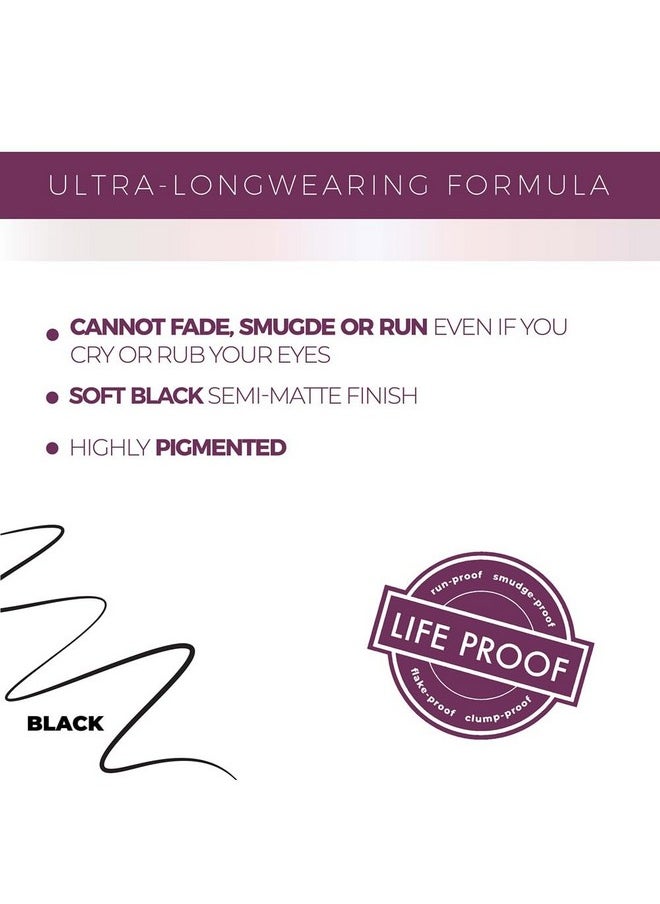 blinc Liquid Eyeliner Pen, Soft Black Sheen, 0.024 Fl Oz(Pack of 1)