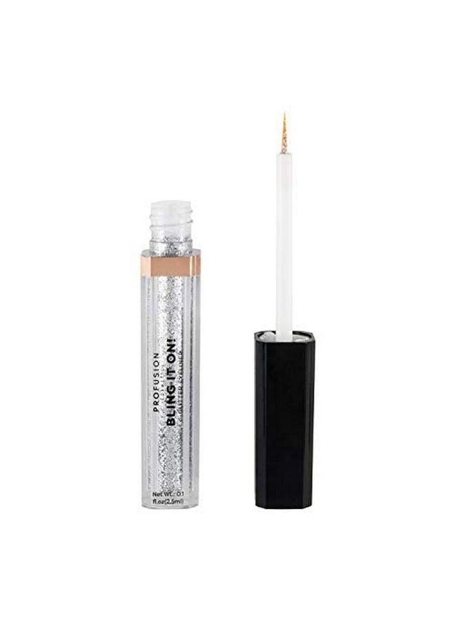 Profusion Cosmetics Bling It On! Glitter Eyeliner With Multi-Dimensional Glitter (Crystal Diamond)