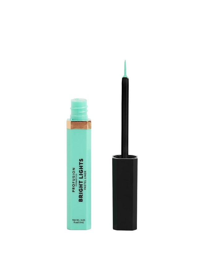 Profusion Cosmetics Bright Lights Neon & Pastel Graphic Liners, Mint