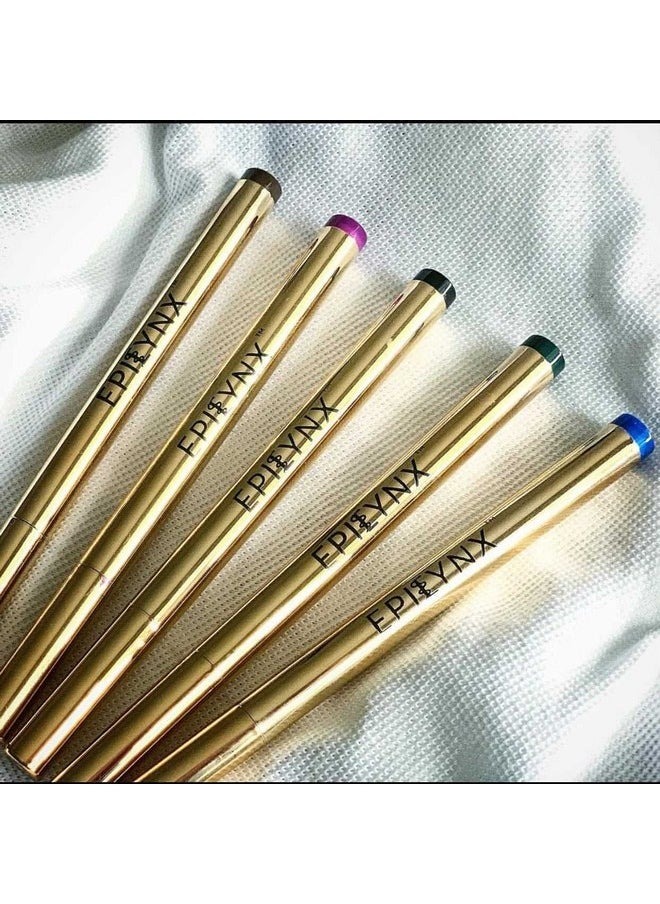 EPILYNX Long Lasting Waterproof Liquid Eyeliner with Precision Tip | Gluten and Allergen Free, Vegan Eyeliner Pencil |2mL| Purple by Dr. Liia