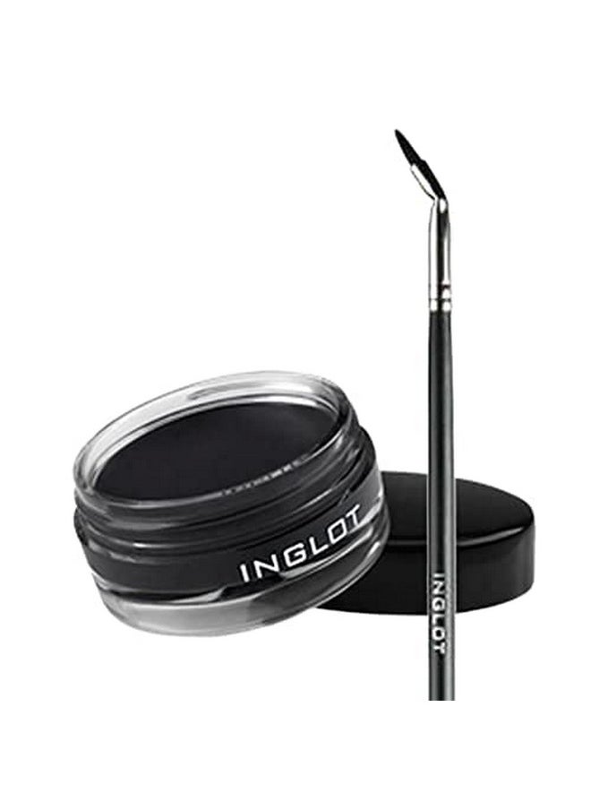 Inglot AMC Eyeliner Gel 77 and Inglot Brush 30T by Inglot