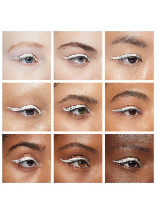 Ruby Kisses Classic Liquid Eyeliner, Smudgeproof Long Lasting Eye Makeup with Felt-Tip Applicator (1 PACK, White)