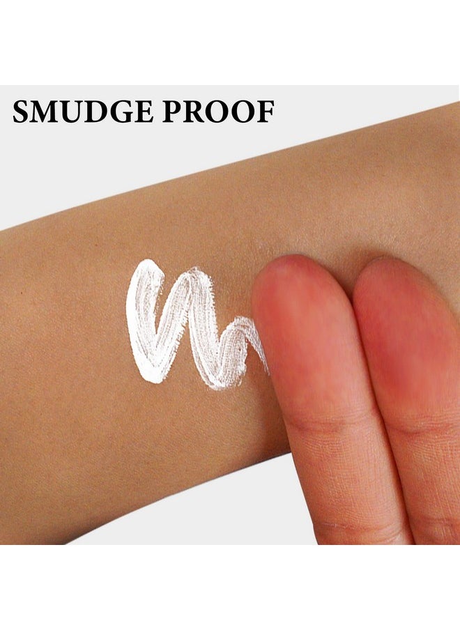 Ruby Kisses Classic Liquid Eyeliner, Smudgeproof Long Lasting Eye Makeup with Felt-Tip Applicator (1 PACK, White)