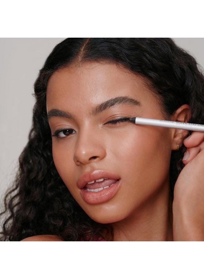 Wunderbrow Super-Stay Liner Makeup Eyeliner Pencil Long Lasting Waterproof Eye Liner, Color Essential Black Matte