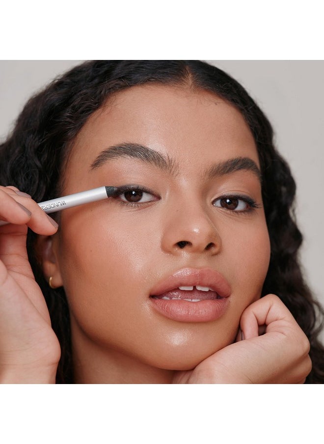 Wunderbrow Super-Stay Liner Makeup Eyeliner Pencil Long Lasting Waterproof Eye Liner, Color Essential Black Matte