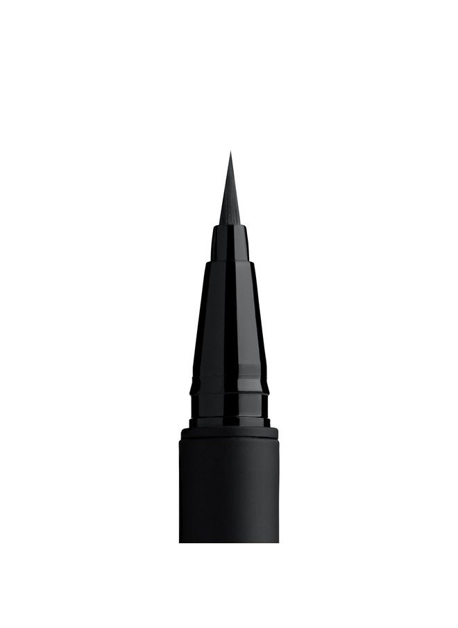 LORAC PRO Liquid Eyeliner, Black | Precision Brush Tip | Water Resistant | Long Lasting | Smudge Resistant