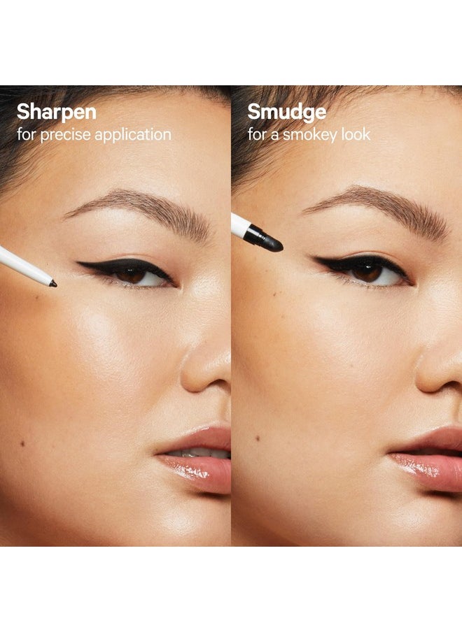 Milk Makeup Infinity Long Wear Eyeliner, Outer Space (Black) - 0.012 fl oz - Twist-Up Design, Built-In Sharpener & Soft Blender Tip - Up to 12-Hour Wear - Waterproof - Vegan, Cruelty Free