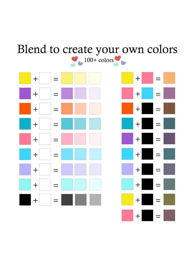 Bowitzki Water Activated Eyeliner Palette 10 colors Graphic Eye liner Split Liner Kit-10 colors (A)