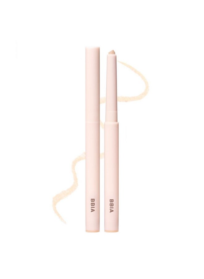 BBIA Last Powder Pencil 3 Colors - Shimmer Glitter Stick Eyeshadow Eyeliner, Under Eye Highlighter Stick Smooth Long-Lasting Creamy Crayon Eye Shadow Liner Pencil Korean Eye Makeup (02 BANANA MILK)