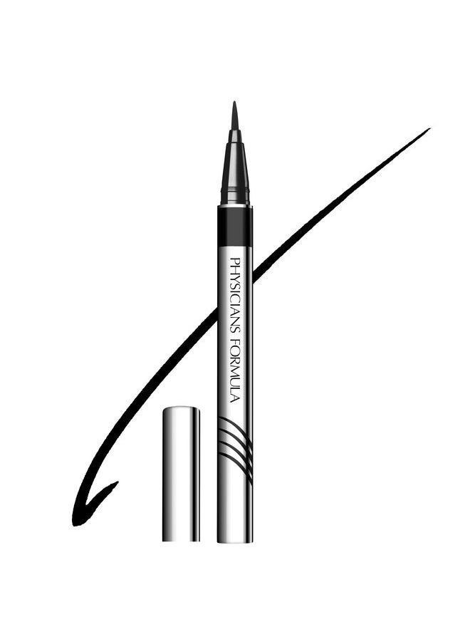 Physicians Formula Eye Booster, Lash-Enhancing 2-in-1 Eyeliner Serum, Dermatologist Approved, Hypoallergenic, Cruelty-Free & Vegan - Ultra Black