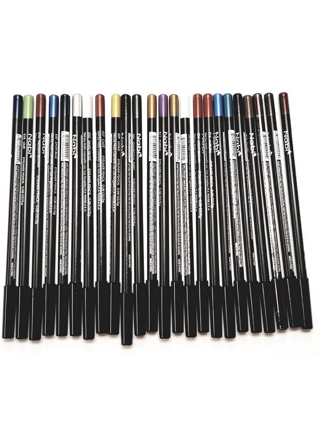24 pcs Nabi Eyeliner and Eyebrow pencils