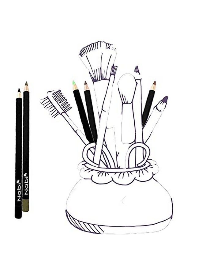 24 pcs Nabi Eyeliner and Eyebrow pencils