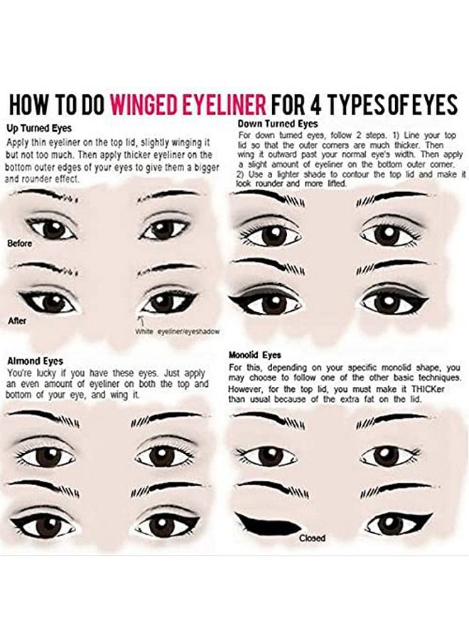 24 pcs Nabi Eyeliner and Eyebrow pencils