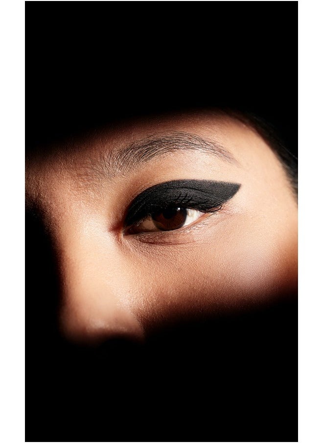 Eyeko Black Magic Liquid Eyeliner, Carbon Black - Intense - Precision Felt Tip Brush - Vegan 0.7ml